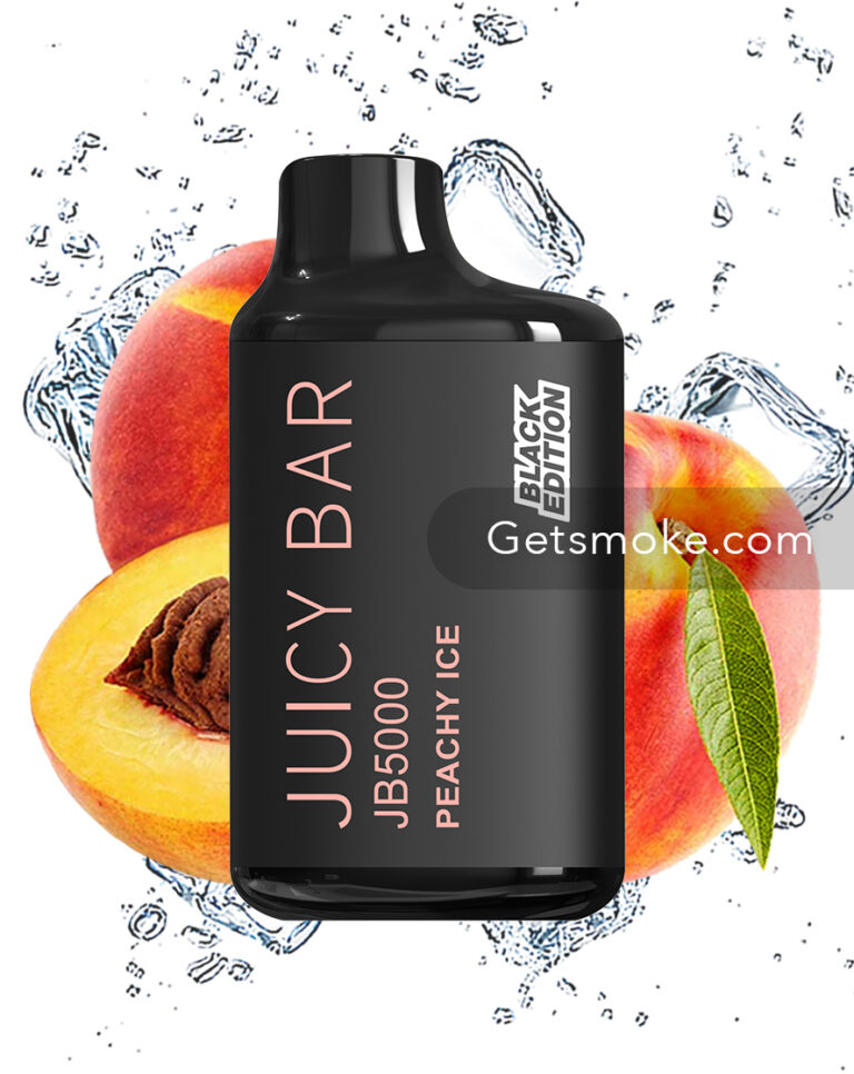 Peachy Ice Juicy Bar JB5000 Black Edition Getsmoke