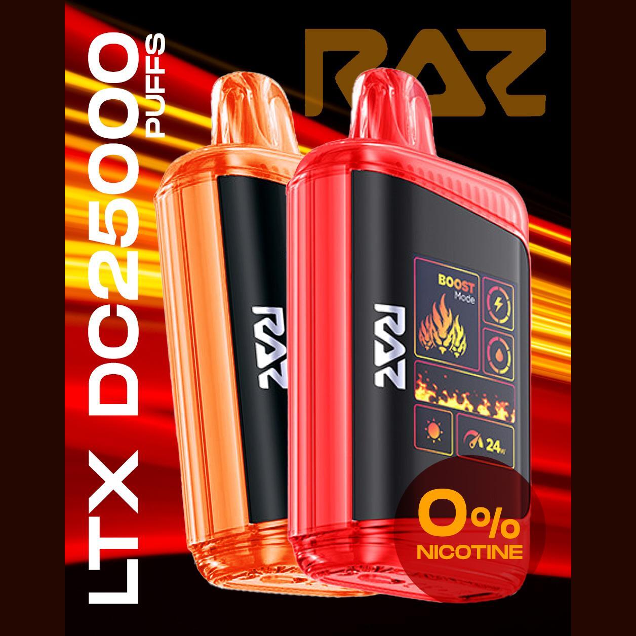 RAZ DC25000 ZERO Nicotine Free Disposable Vape