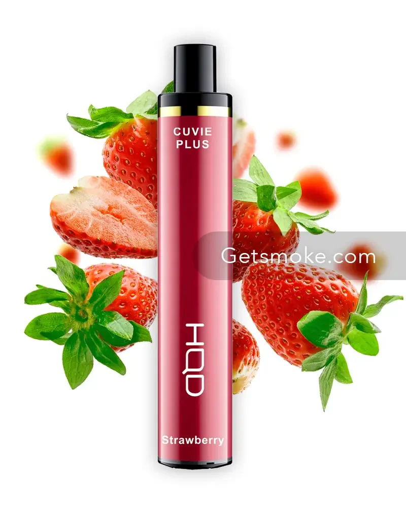 HQD Strawberry HQD Cuvie Plus Disposable Vape - Strawberry