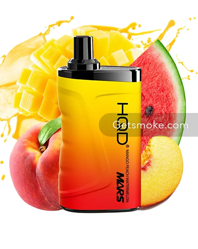 HQD Mango Peach Watermelon HQD Cuvie Mars Disposable Vape - Grapey