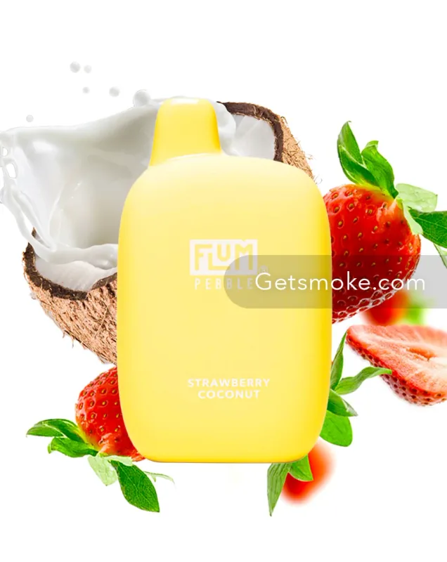 Flum Pebble Strawberry Coconut Flum Pebble Disposable Vape - Strawberry Coconut