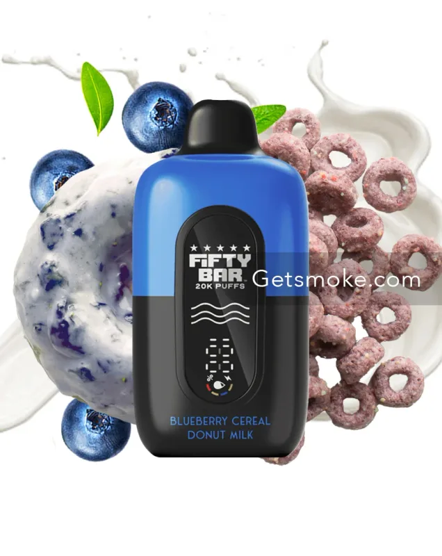 Fifty Bar Blueberry Cereal Donut Milk - Fifty Bar Black Series - Blueberry Donut