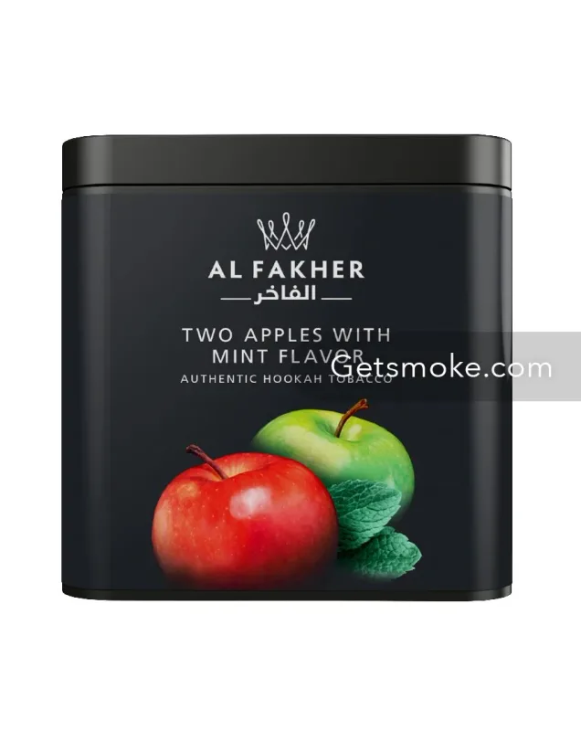 Al Fakher Tobacco 250g - TWO APPLES WITH MINT