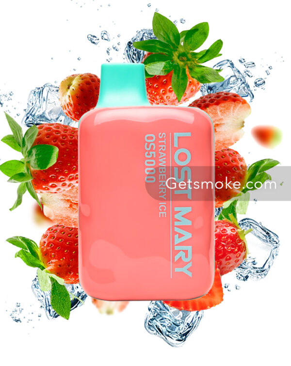 Strawberry Ice Lost Mary OS5000 Disposable Vape