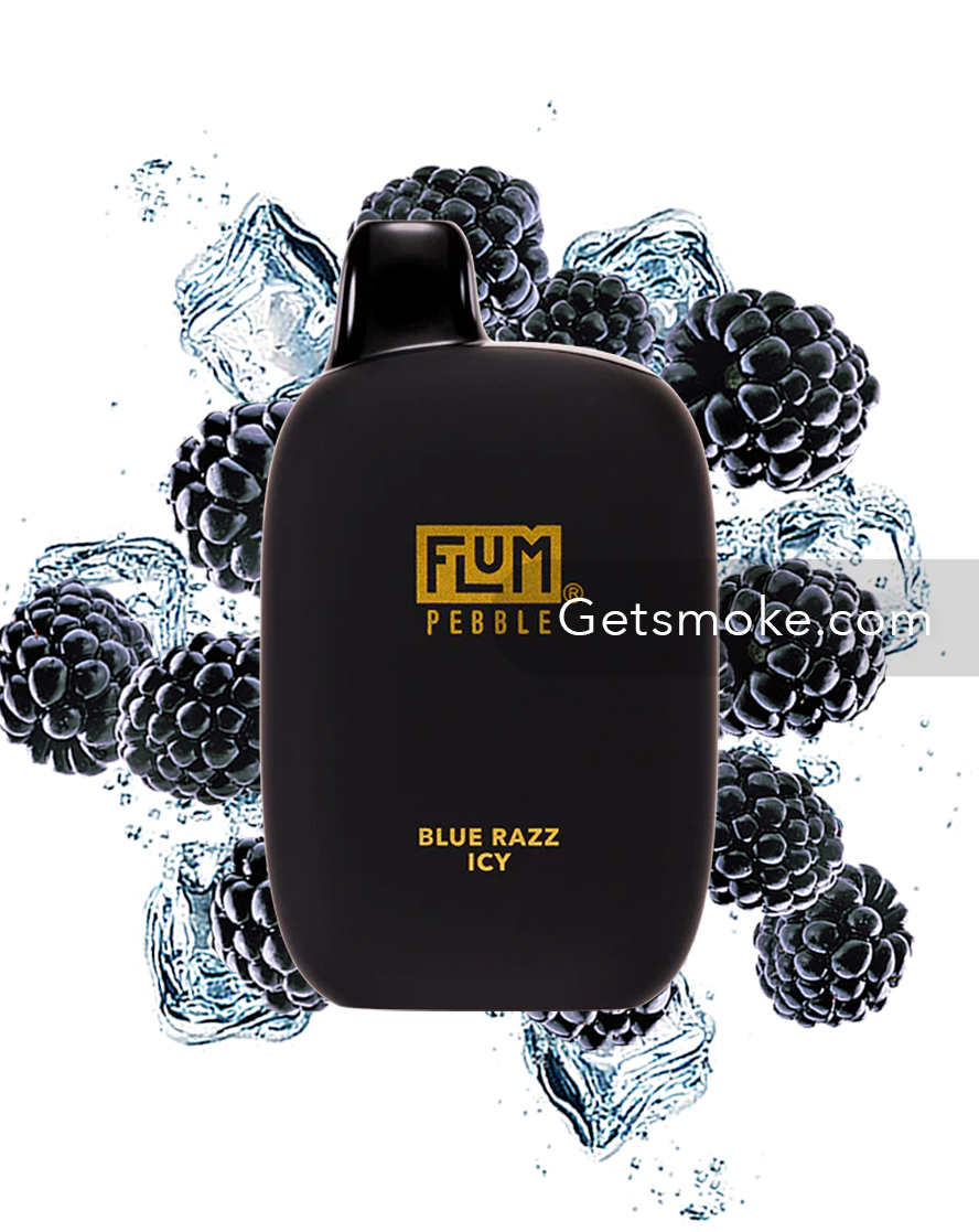 Blue Razz Icy Flum Pebble Get Smoke