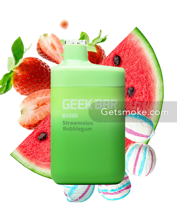 Strawberry Watermelon Bubblegum Geek Bar B5000