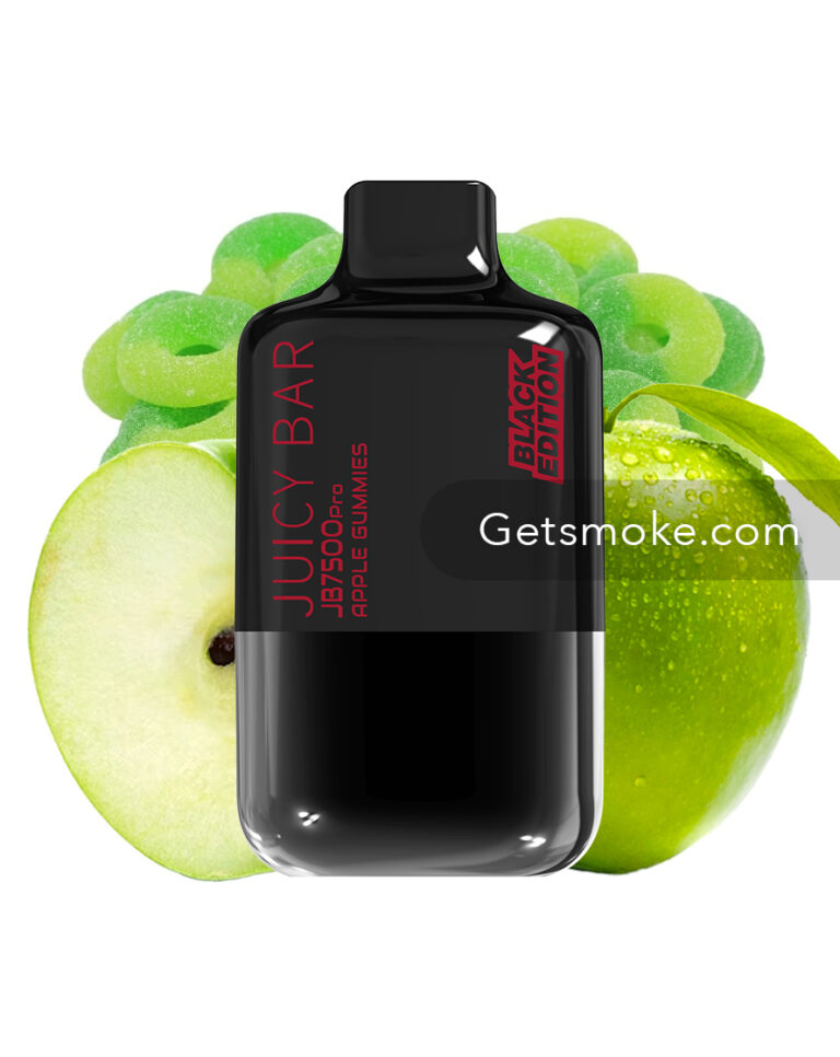 JUICY BAR PRO BLK EDITION 7500 PUFFS 10CT -APPLE GUMMIES