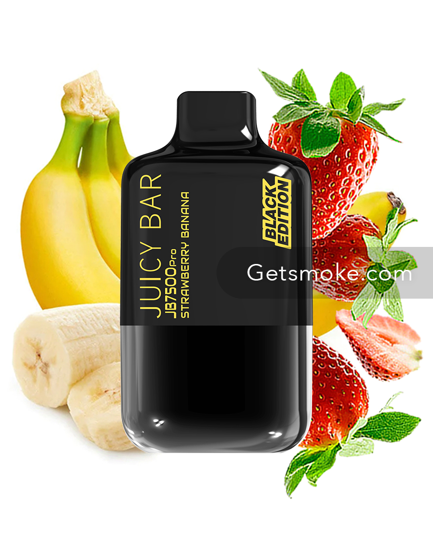 JUICY BAR PRO BLK EDITION 7500 PUFFS 10CT -STRAWBERRY BANANA