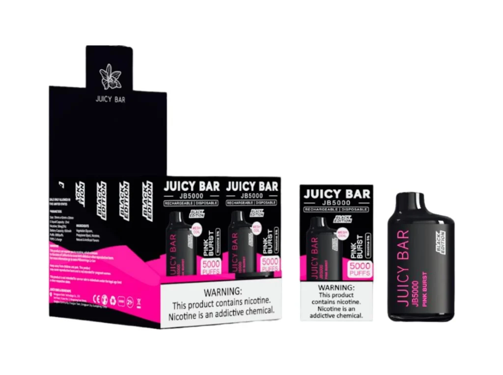 Juicy Bar Pink Burst Vape Flavor Review and Experience