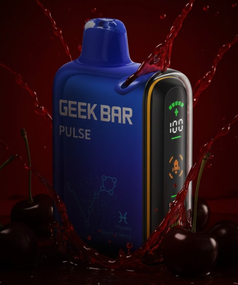 Black Cherry Geek Bar Pulse Review – Rich Smooth and Full of Flavor